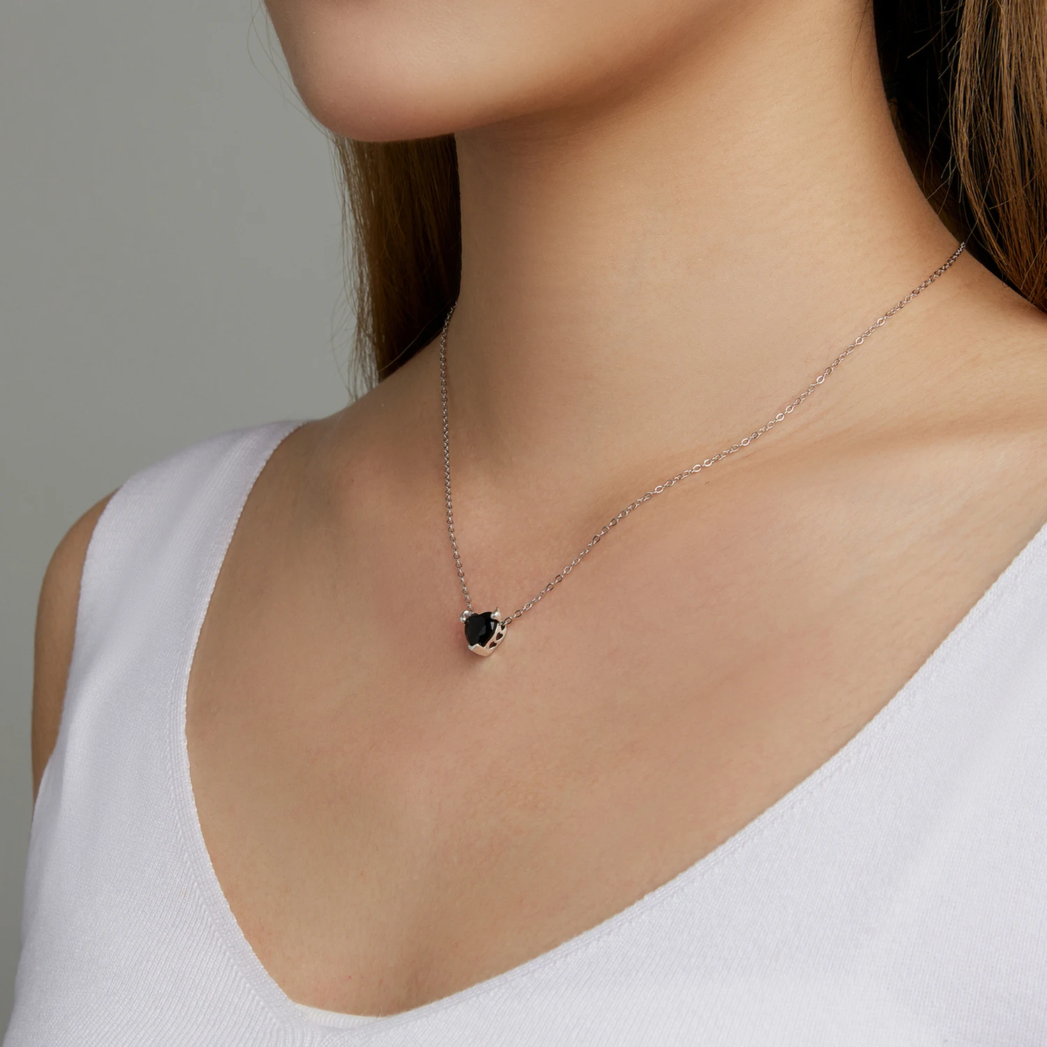 ネックレス・ペンダント TATIANA Silver 925 Black Heart Gemstone Necklace NZ2409 il_fullxfull.3488349649_b0ys.jpg