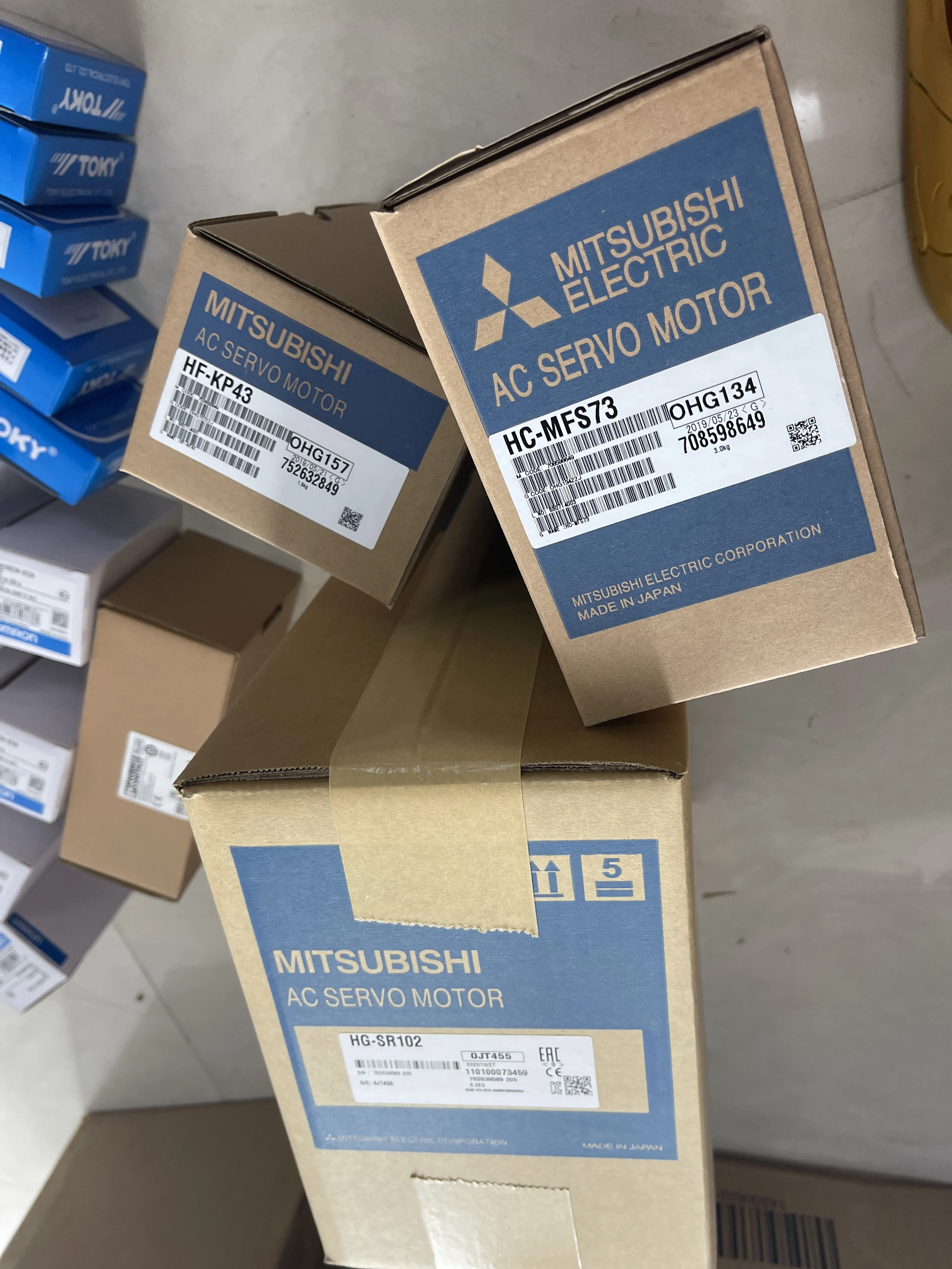 Mitsubishi AC Servo Motor HG-SR102/HC-MFS73/HF-KP43 Mitsubishi AC Servo Motor HG-SR102/HC-MFS73/HF-KP43