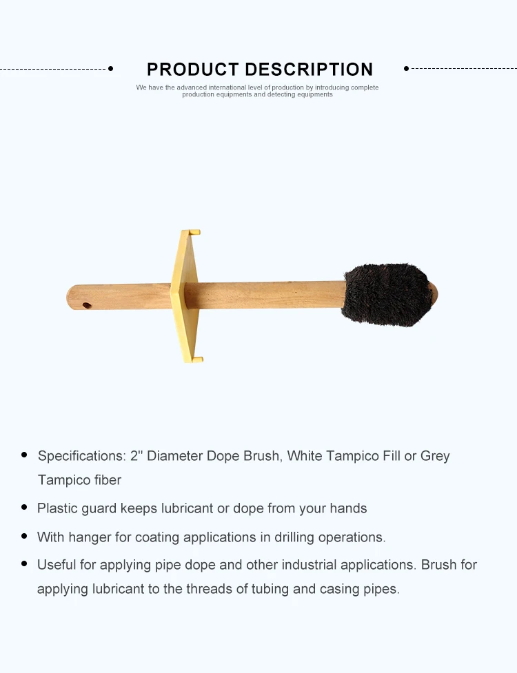 Oem 16'' 30'' Industrial Heavy Duty Thread Compound Dope Brush