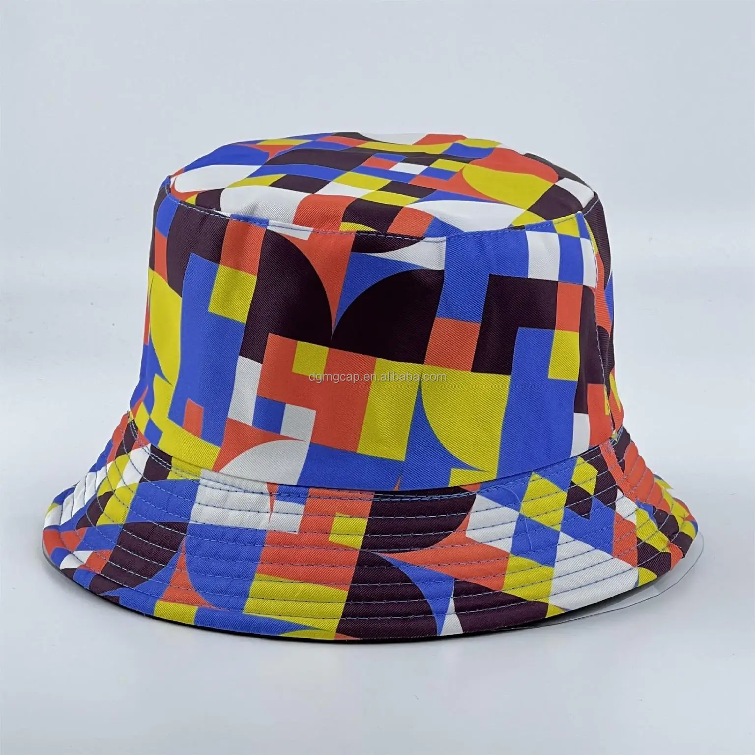 Wholesale Polyester Reversible Bucket Hats Multiple Prints Fashion