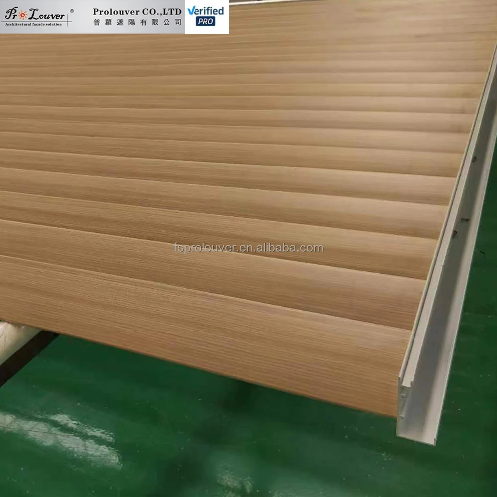 Horizontal Fixed sun louver Architectural Aerofoil profile aluminum louver for window sunshade