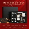 Black 12-piece set, single-valve version