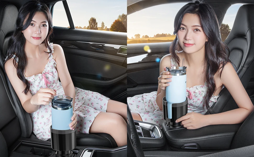 car mounted oversized cup holder  Multi-function car cup holder expander  beverage  adjustable Automobile cup holder stretched