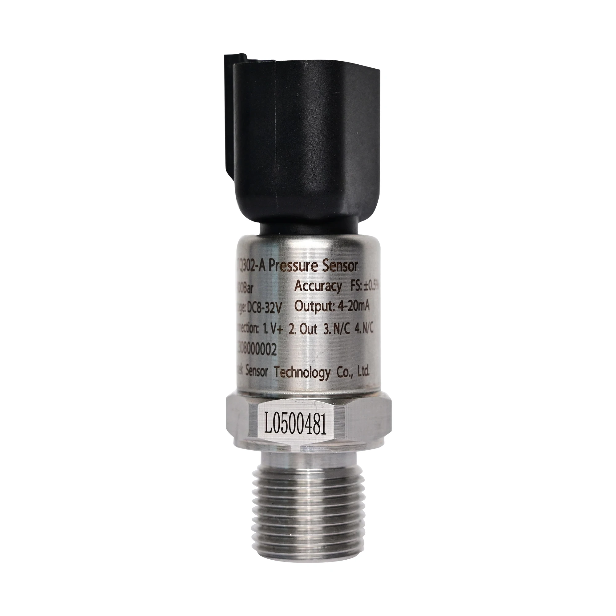 China chntek high temperature high precision pressure sensor 50bar 100bar 200 bar mini oil miniature gas pressure sensor