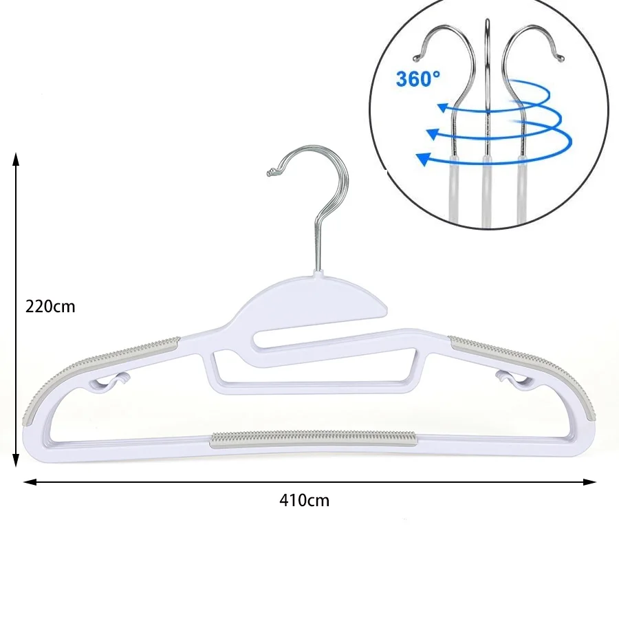 Dry Wet Clothes Hangers Nonslip Pads Space Saving Lightweight