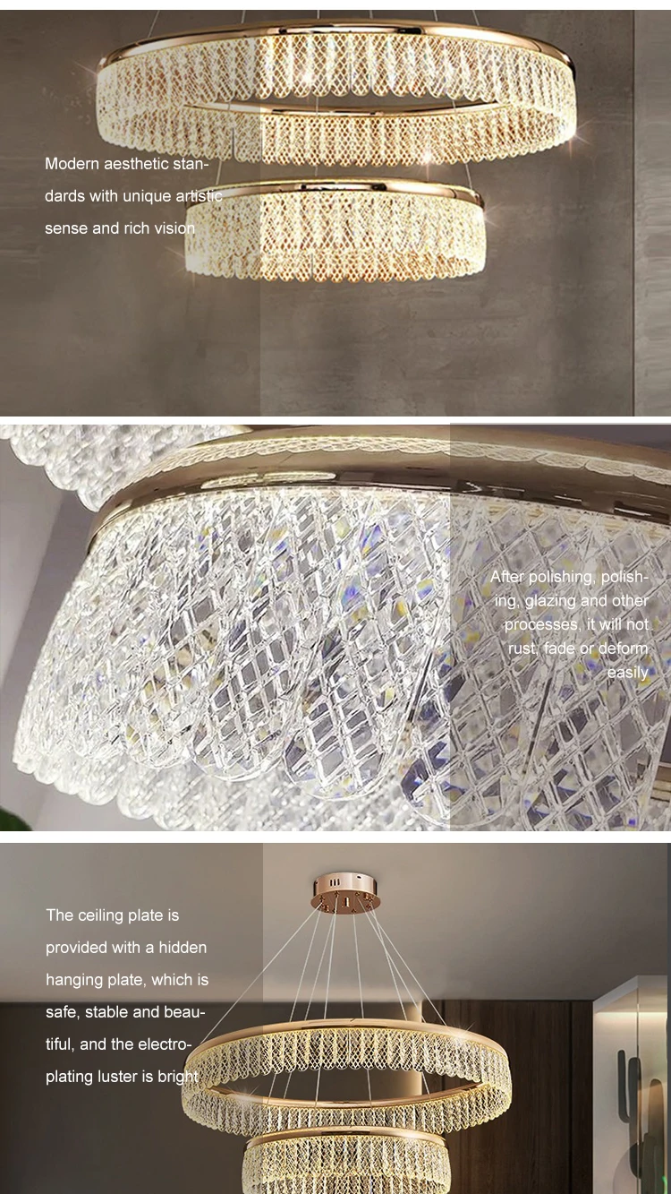 Good Quality Chandelier Residential Home Restaurant Crystal Modern