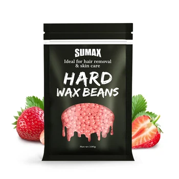 Waxing At Home 100g Hard Wax Beans For Painless Hair Removal For Face Eyebrow Back Chest Bikini Areas Legs