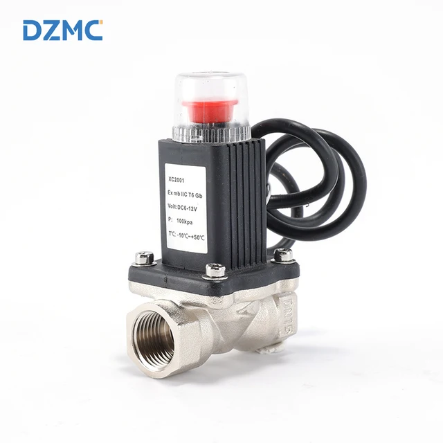 Home Use Gas Solenoid Shut Off Valve with Manual Reset - Safety Emergency Cutoff for Natural Gas