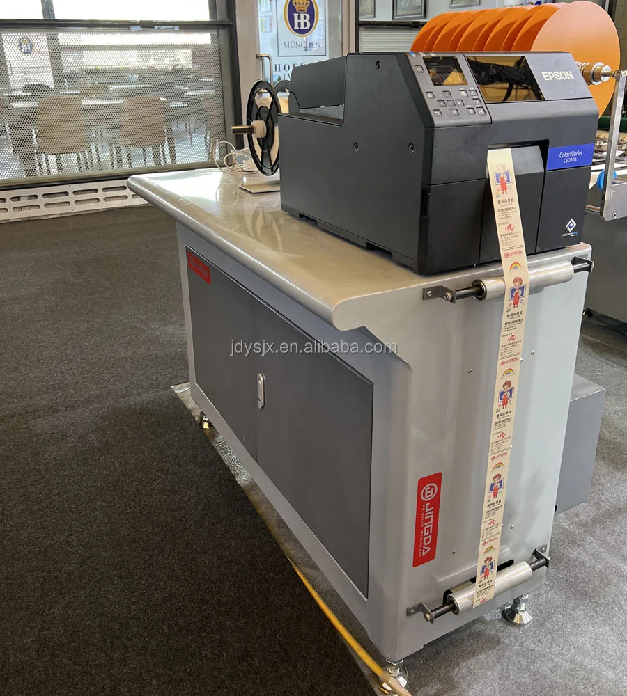 Jsm110 Garment Wash Care Label Printing Machine For Satin Ribbon,Nylon