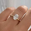 10K Yellow-2CT Oval