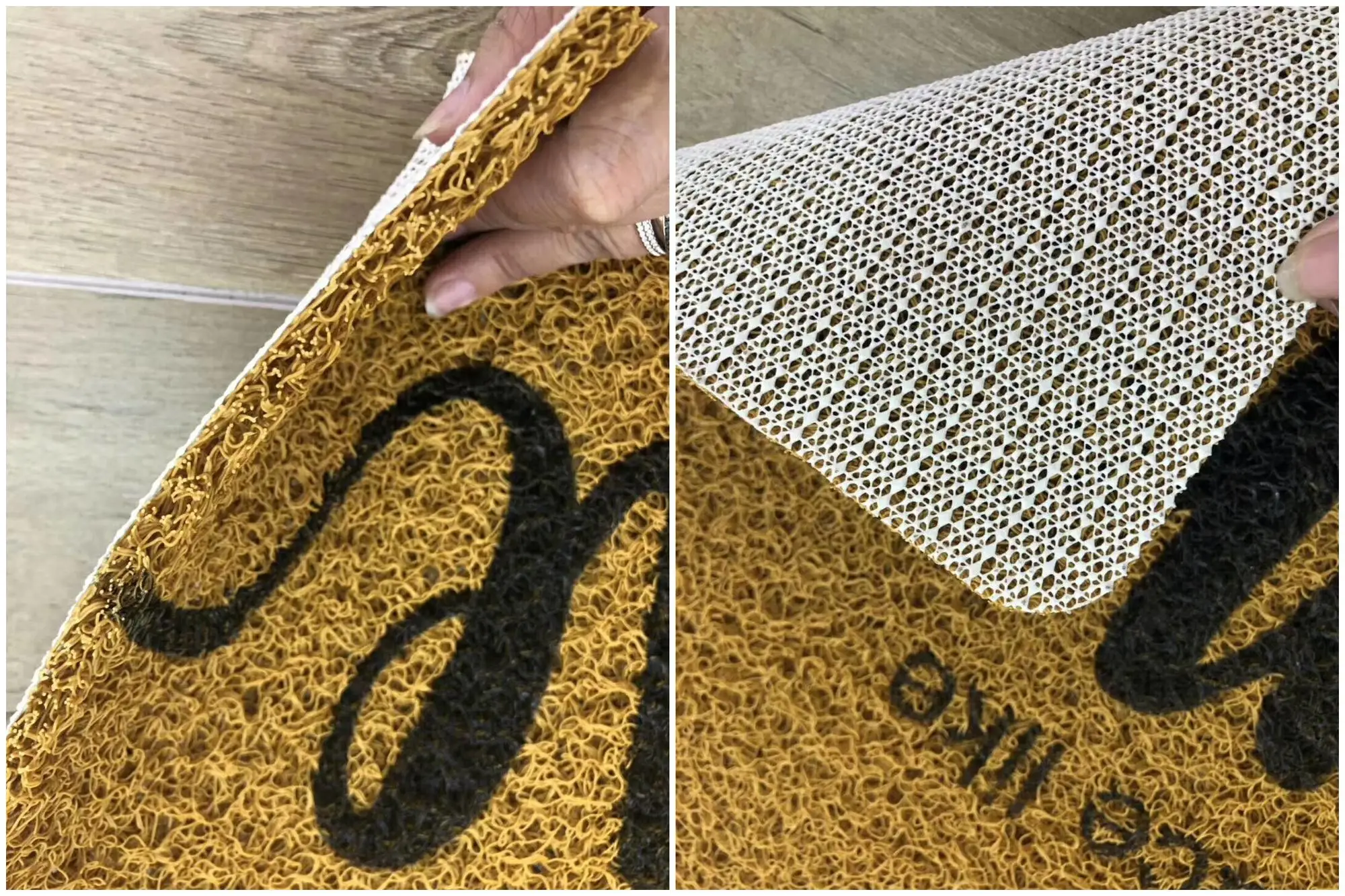 Customizable PVC Door Mat with Printed Logo Anti-Slip Outdoor Usage Welcome Entrance Floor Mat
