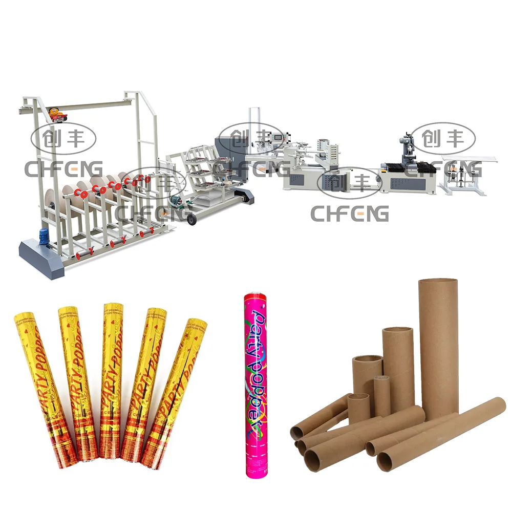 CFJG-SK-50 1-20Meters/min Automatic Small Size Paper Core Tube Machine High-Speed Paper Tube Making Machine for Cylindrical Box