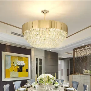 Wholesale Home Gold Light Living Room Modern Decorative Luxury Ceiling Crystal Ball Chandelier
