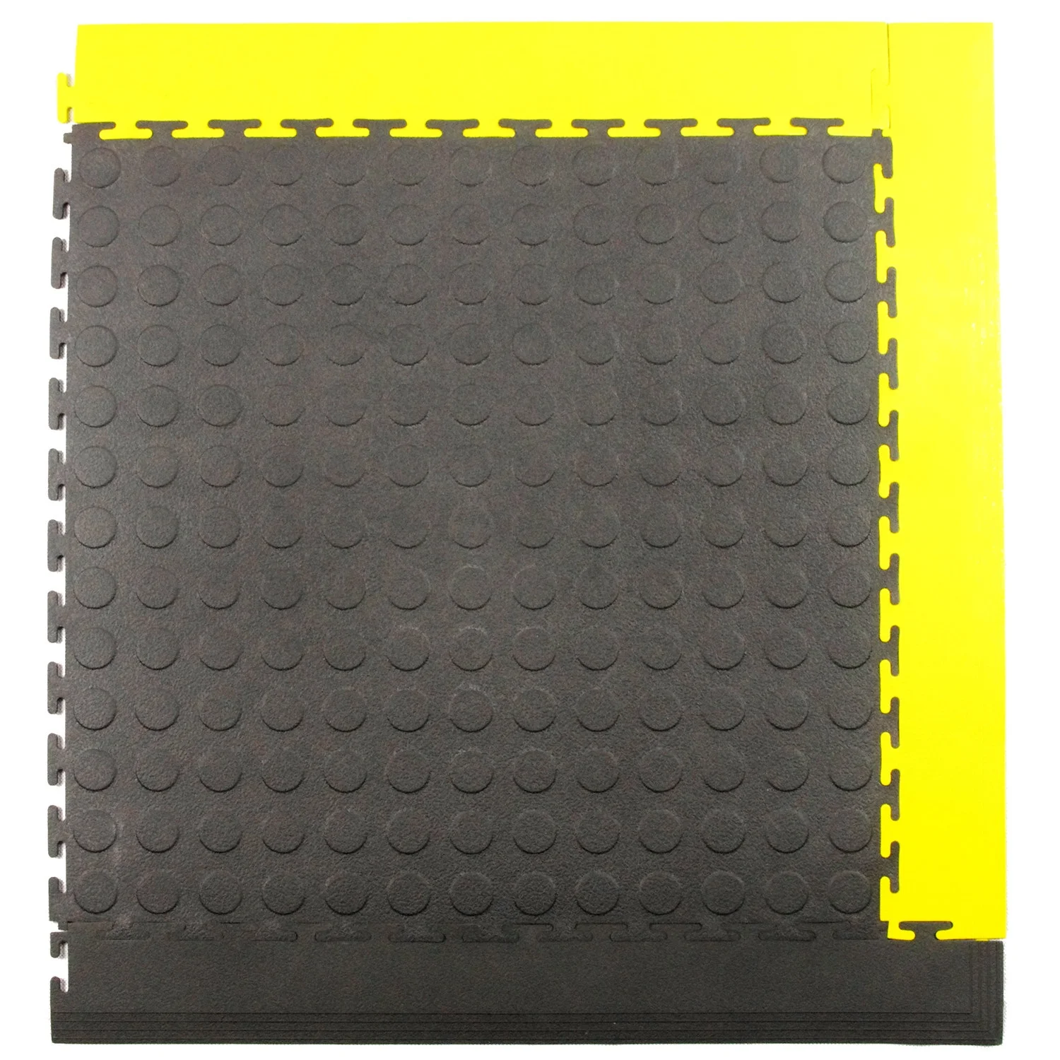Interlocking 6MM PVC Vinyl Garage Floor Tiles Wear-Resistant Non-Slip Commercial Industrial Flooring for Workshop Warehouse Use