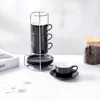 Set di Tazze da Caffè Nero