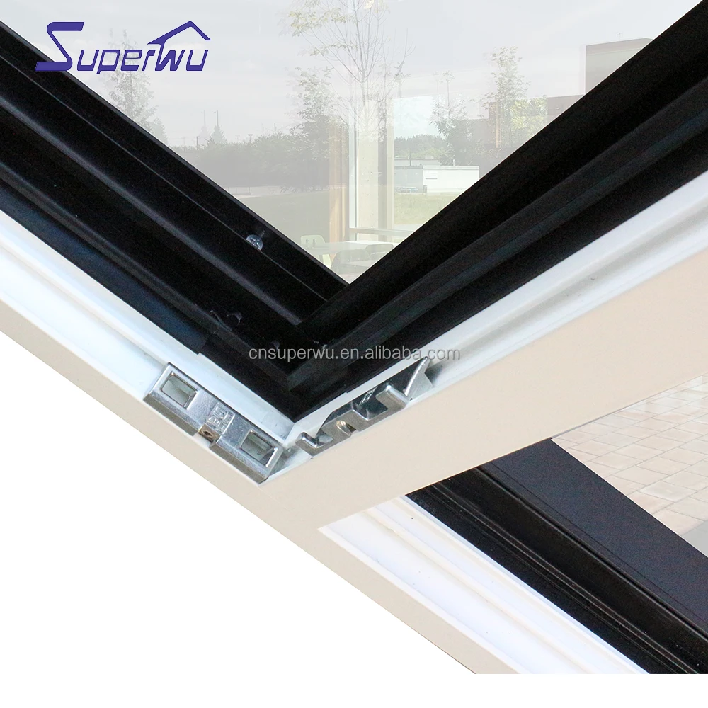 Maimi hurricane proof custom design thermal break aluminum Standard casement window
