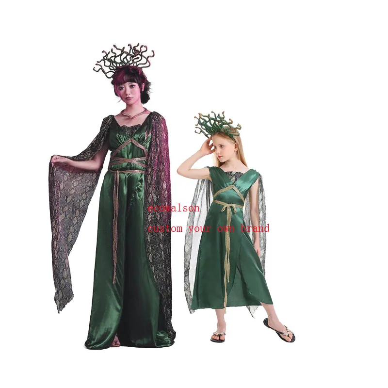 Alibaba.com: Ecowalson ecoparty Gorgon Medusa Costume for Adults, polyester  spandex material, ideal for Halloween and cosplay events. Explore bulk  ordering options for your business needs.