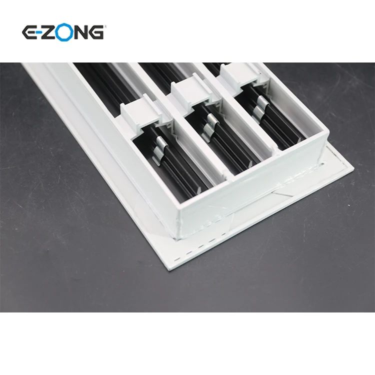 Modern AC Vent Cover - Standard Linear Slot Diffuser for Ceiling, Wall - HVAC air Vent - White Decorative Register Grille