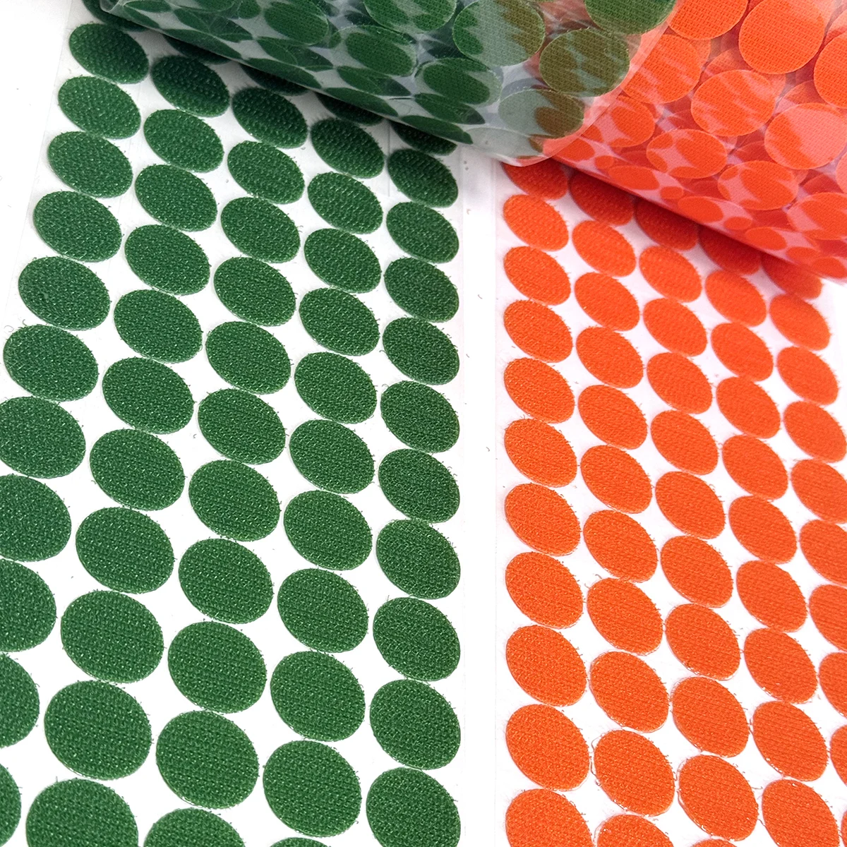 Customizable Round Velcroes Strongly Paste with White Dots 15mm