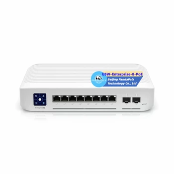 Original New Ubiquiti UniFi USW-Enterprise-8-PoE ethernet switch poe gigabit 8 port gigabit