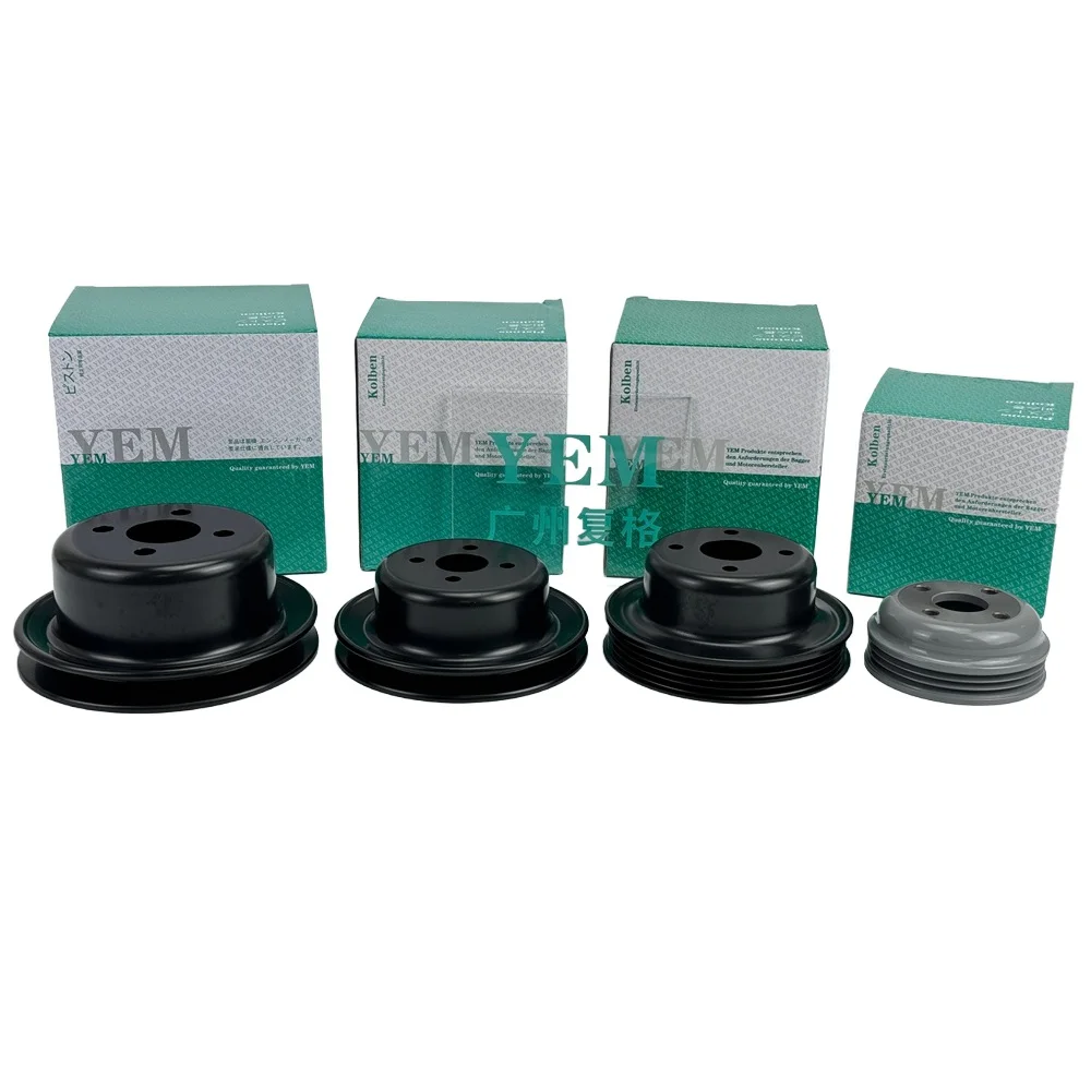 For Doosan Machinery DL02 DL03 DL06 DL08 Fan Pulley Heavy Equipment Engine Parts