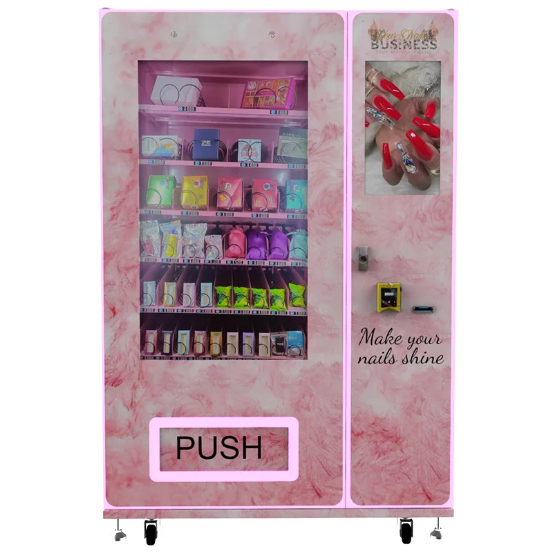 New Design Easy Operate Electric Commercial Lashes Beauty and Wig Vending Machine for False Lashes