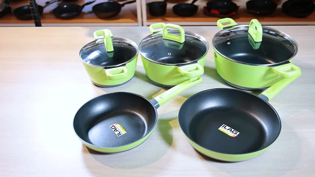 German Style Home Cookware Set Kitchen Cooking Pots Casserole And Pans