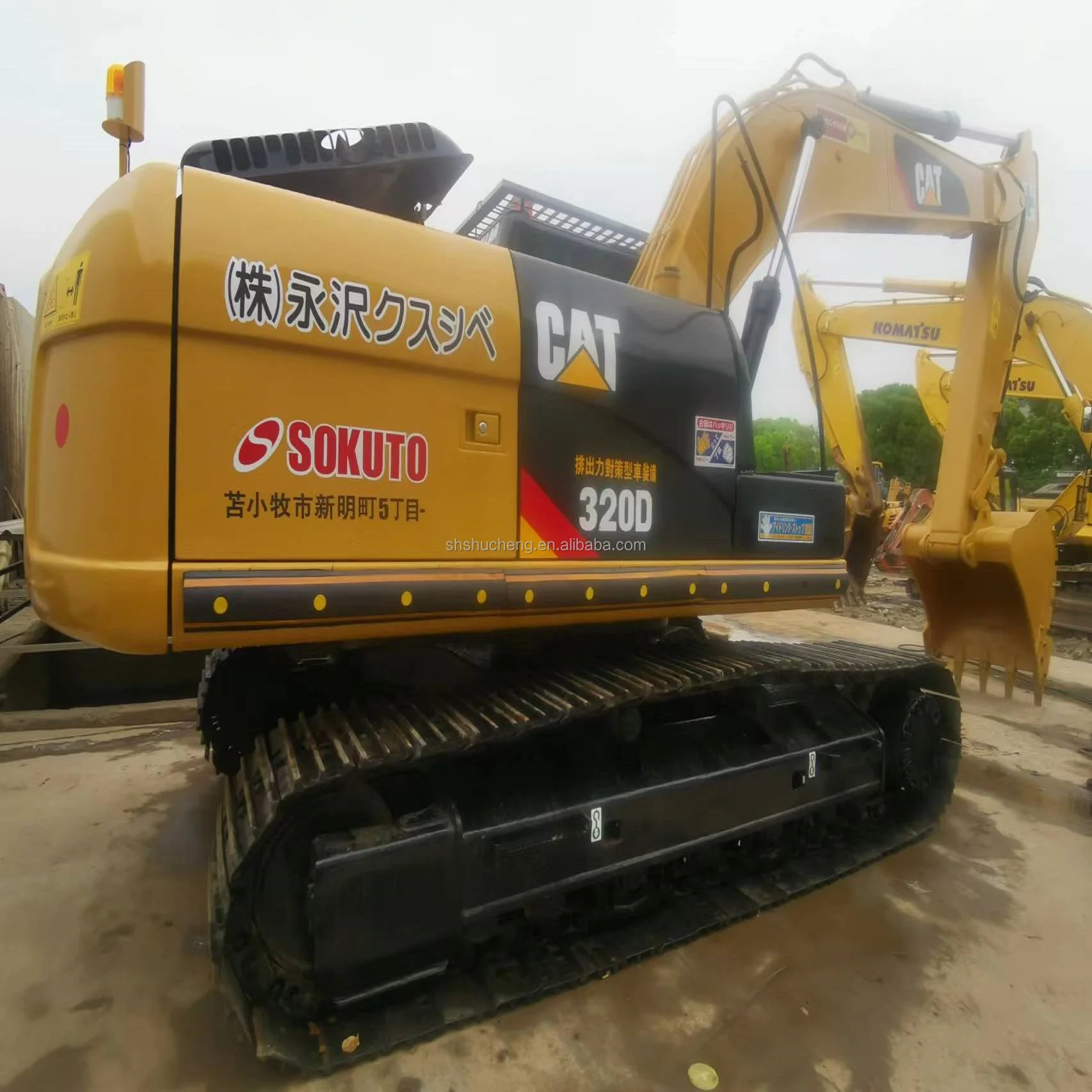 Japan Original Caterpillar Diggers Cat 320d Excavator For Sale 20ton Used Cat Excavator 320b 7110