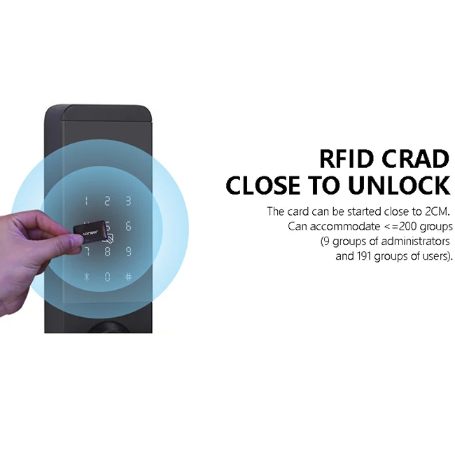 Tuya Fully Automatic Smart Lock Biometric Fingerprint Door Lock WiFi App Display for Steel Doors Aluminum Alloy Cloud Data