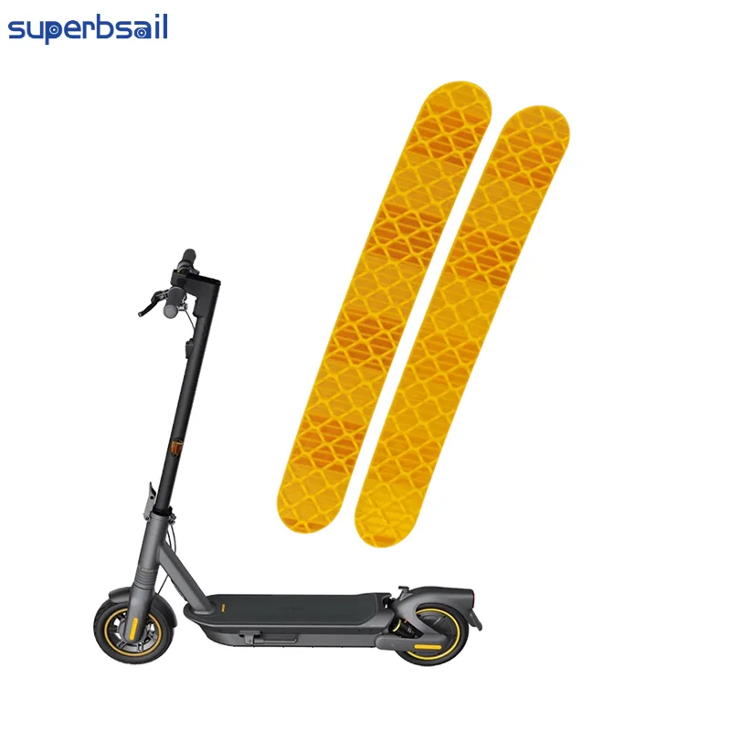 Superbsail Original Front Rear Wheel Cover Reflective Sticker for Ninebot Max G2 Electric Scooter Warning Reflective Sticker factory