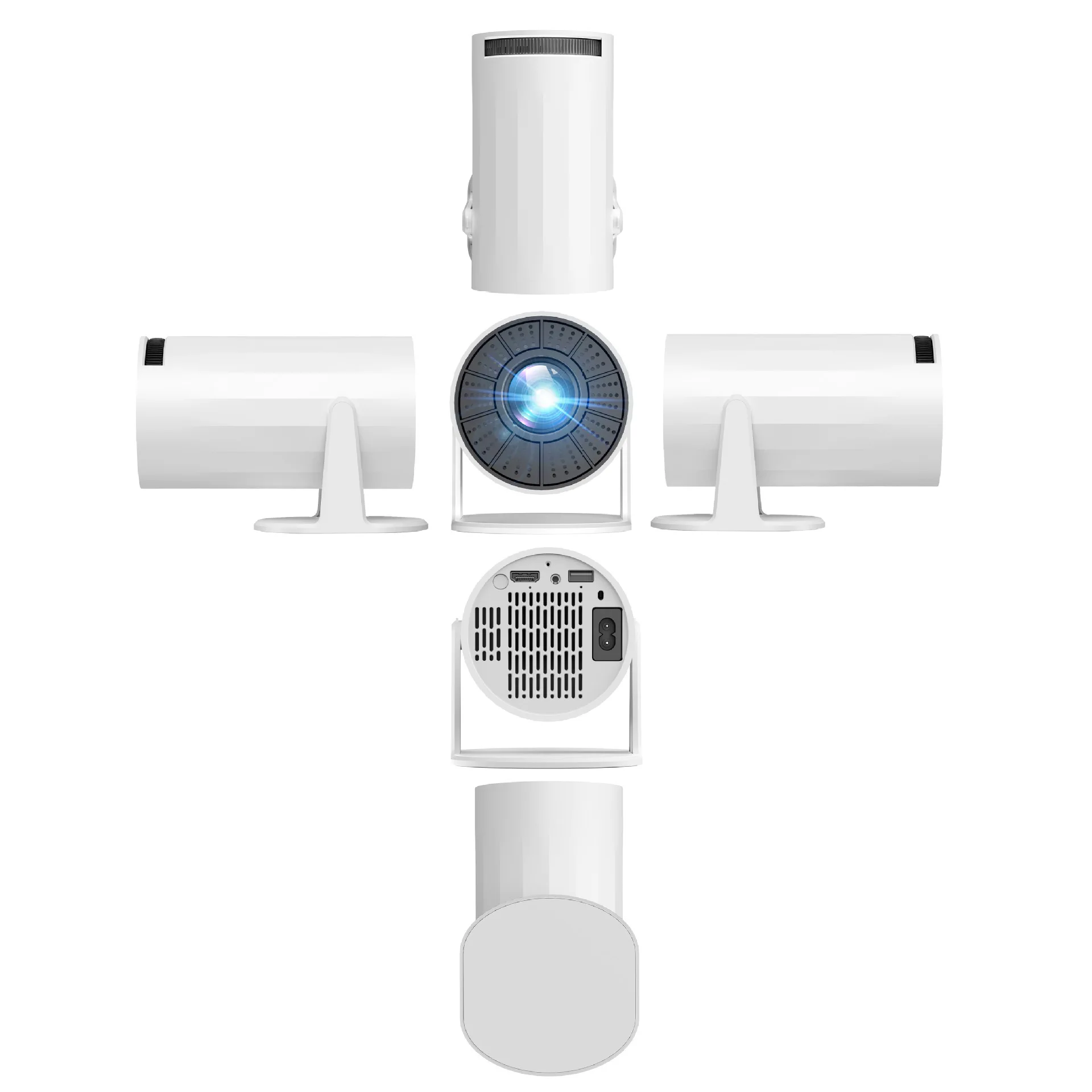 Salange X8 Max Portable Mini Projector 4K hd Android 11 Smart Projector Proyector 160 ANSI Lumen Home Theater Beamer
