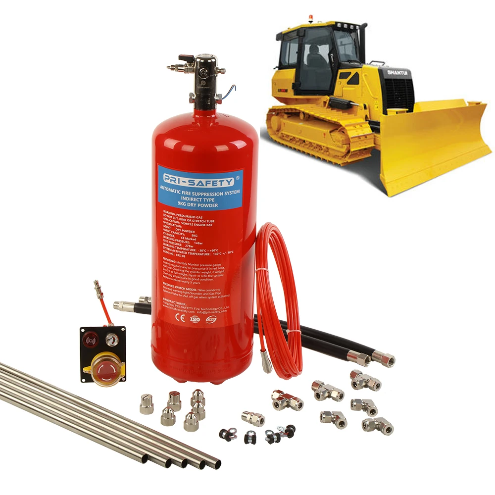 Advanced Fire Suppression System for Mining Vehicles