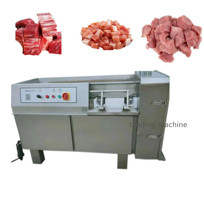 Hot sale meat cube cutting machine for home meat dicer chicken cutting  machine automatic Good after-sales service