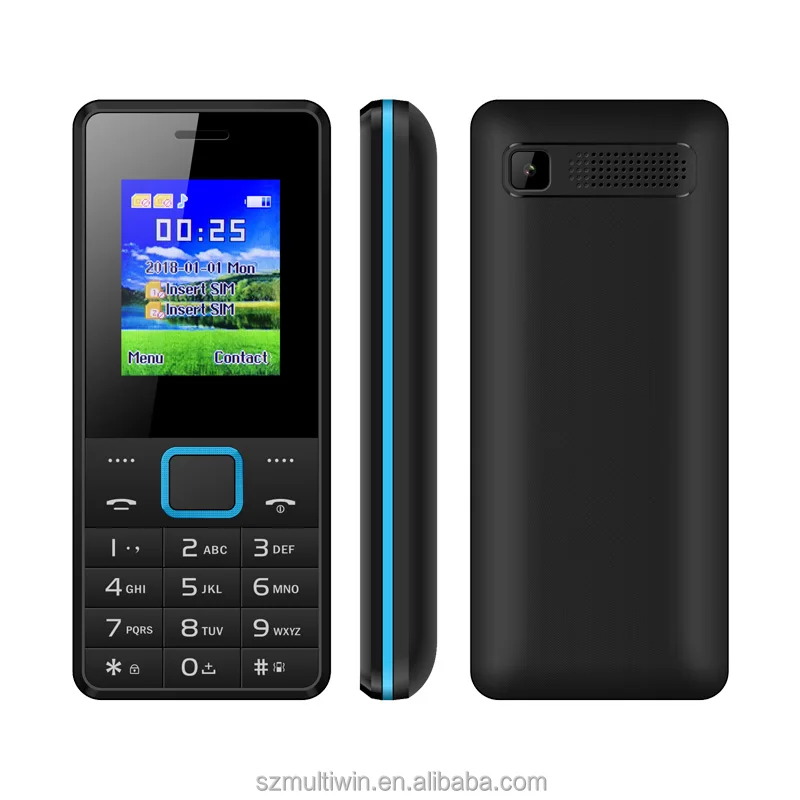 Brand New 2160 Cellphone 1.77 Inch Dual Sim Long Standby 2g Gsm Feature ...