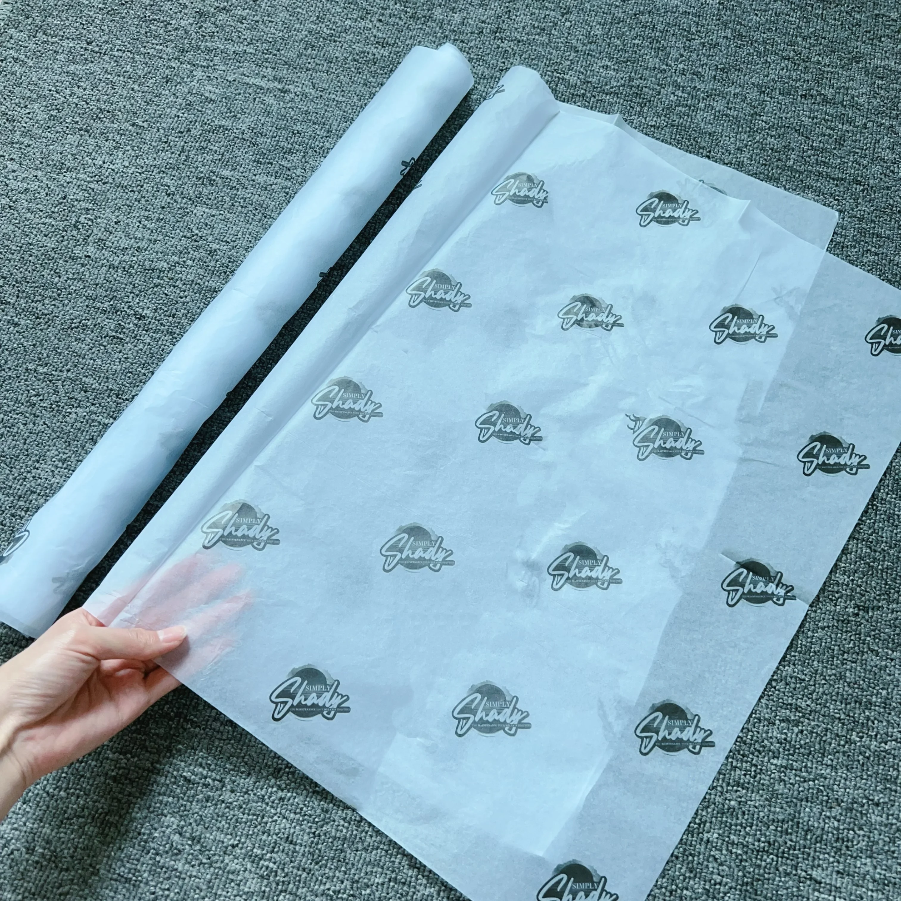 Custom Printed 17g Tissue Gift Wrapping Paper Recyclable Foil Logo for ...