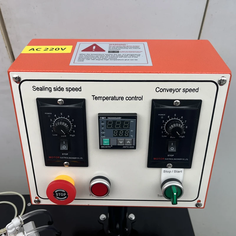 Speed-adjustable Portable Small Circular Board Edge Banding Machine Press Machine