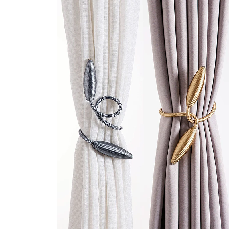 Details about   European Style Iron Wire Curtain Tiebacks Modern Curtain Rope Strap Clip Clasp G