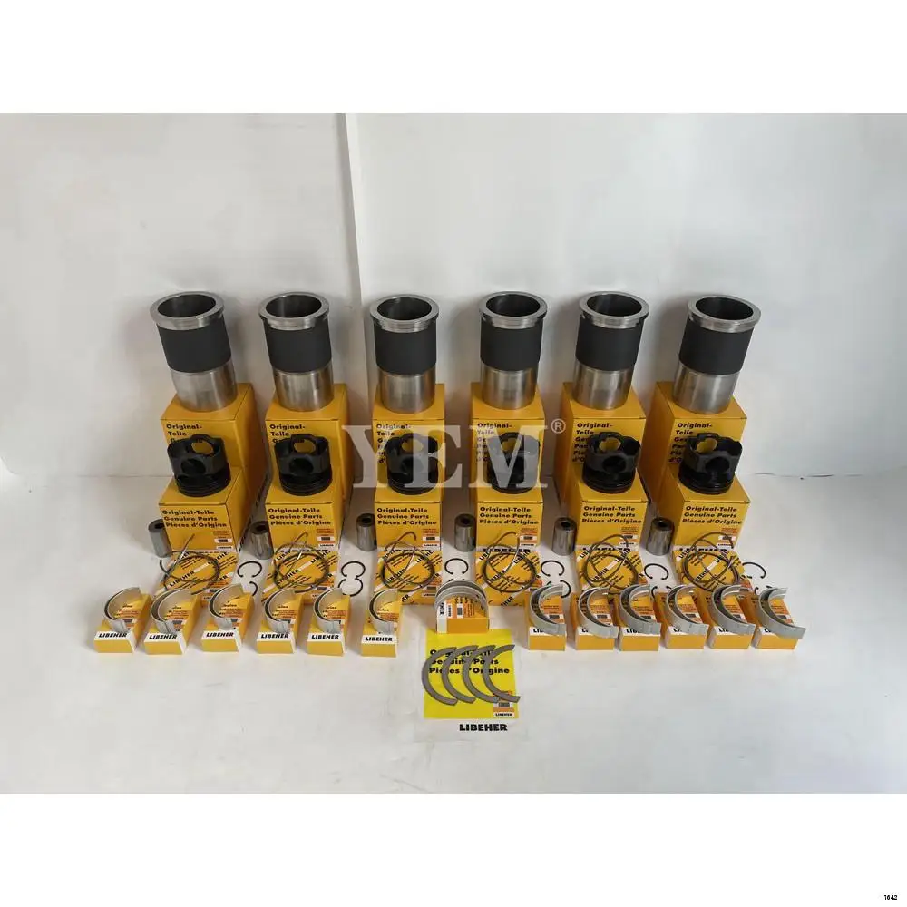 R944 Overhaul Kit With Cylinder Bearings Piston Rings Liner for Liebherr