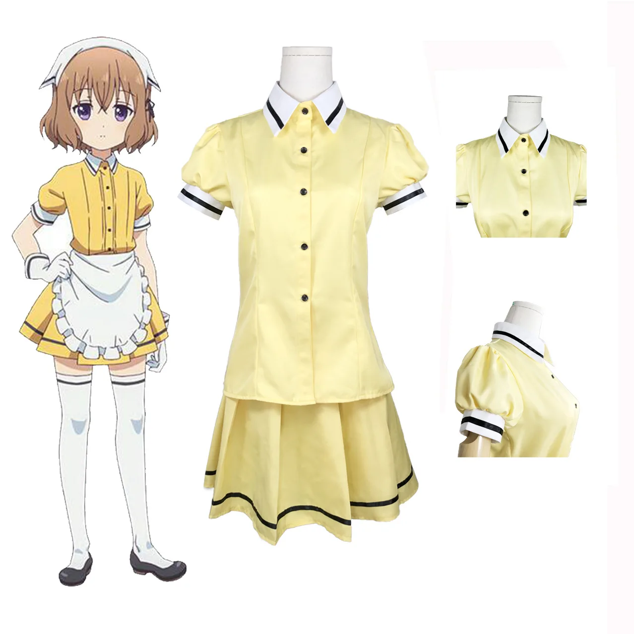 Blend Hideri Kanzaki Coffee Maid Maika Sakuranomiya Cosplay Costume  Japanese Anime Uniform Suit Outfit Clothes - Buy Cosplay Sexy Girls,Maid ...