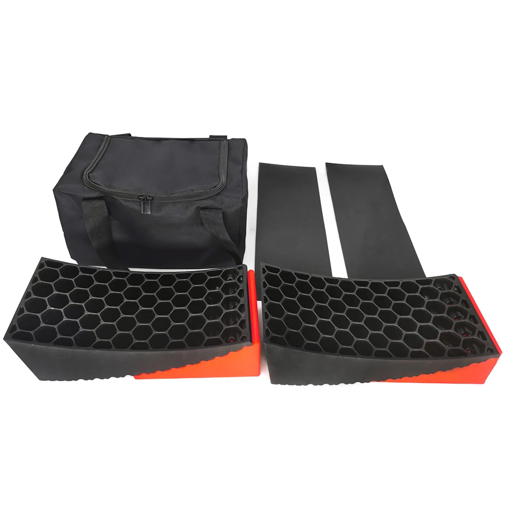 Heavy Duty Rv Leveling Ramp Caravan Blocks Kit Camper Leveler 2 Pack For Travel Trailer Rv