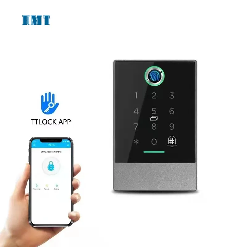 Ip66 Waterproof Fingerprint Access Control Ttlock Ble Wireless Mobile ...