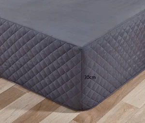 Wholesale Microfiber Polyester Valance Bedding Set Fitted Sheet Woven Technique