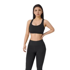 China Supplier Two Piece Set Women Clothing Workout Sports Clothing Tight Leggings Yoga Set Women Gym