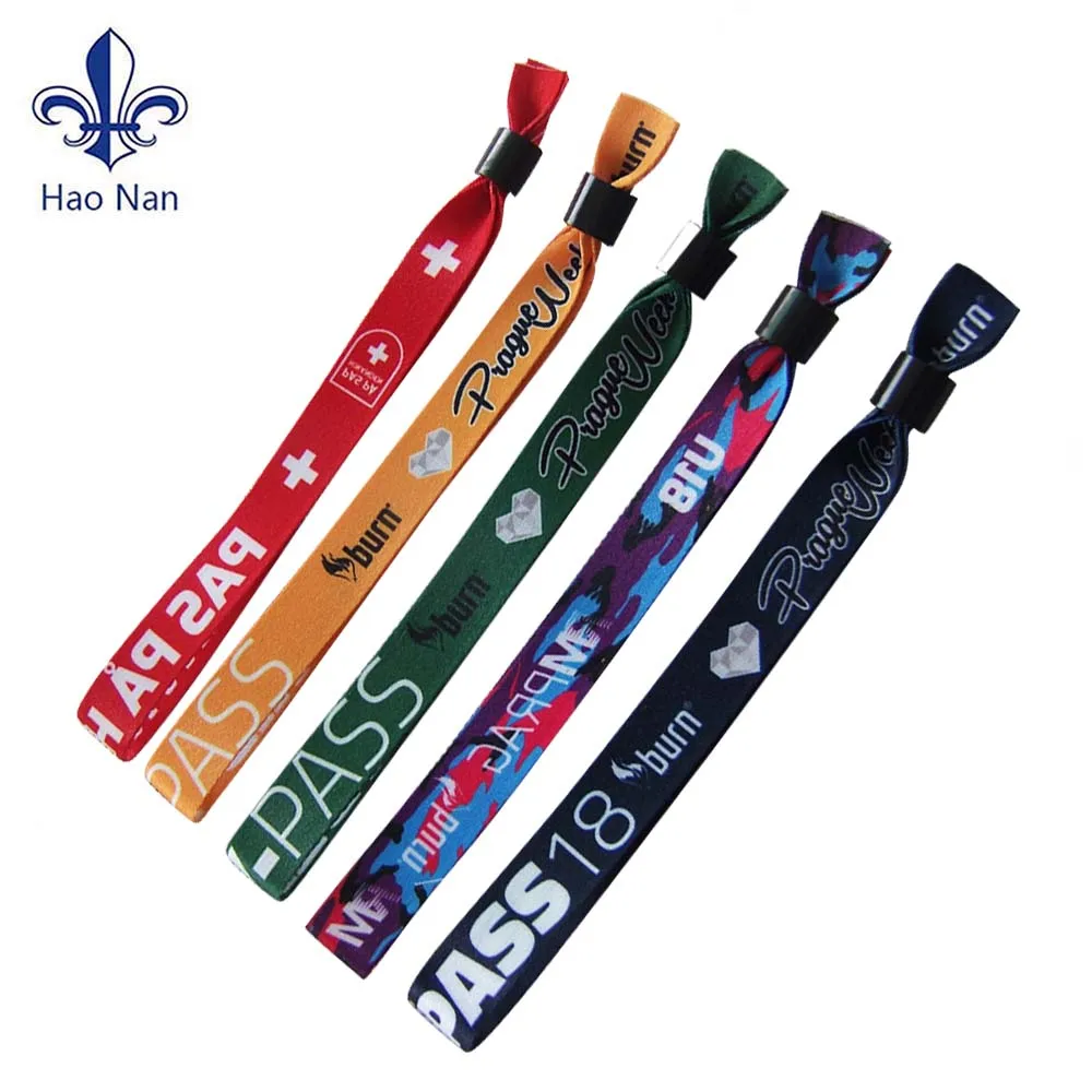Custom Event Sublimation Wristband Festival Armband Wristbands Hand Bands Wrist Bands With No Minimum Order