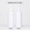 Matte white bottle with white lotion pump