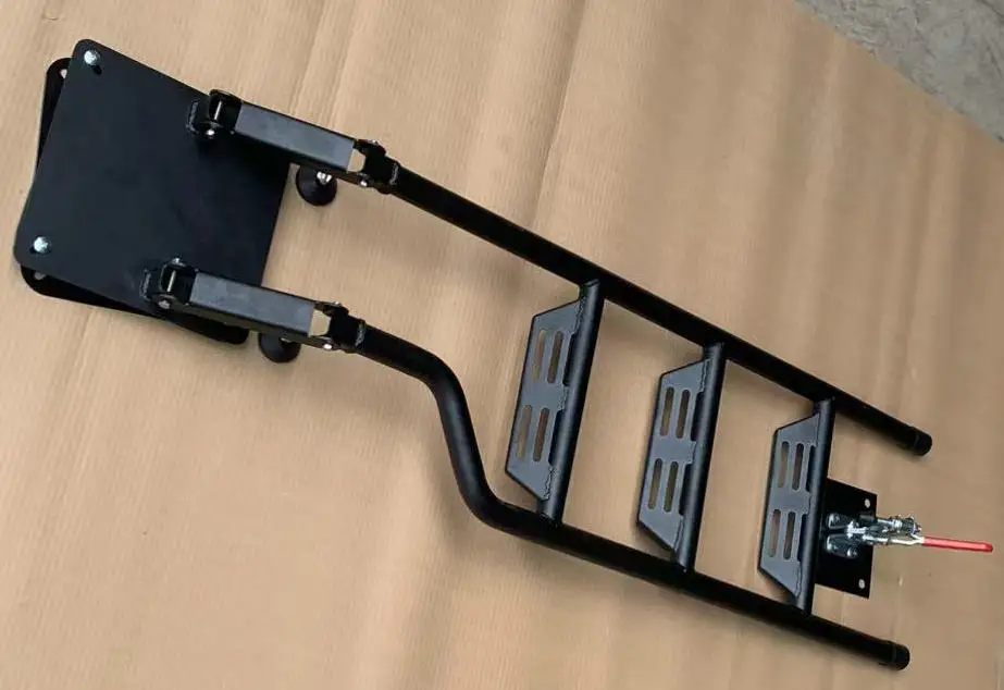 Universal Pickup Trittleiter Heckklappenleiter Für Mitsubishi Triton KJ/KK/KL 2015-2022 Rückfußleiter