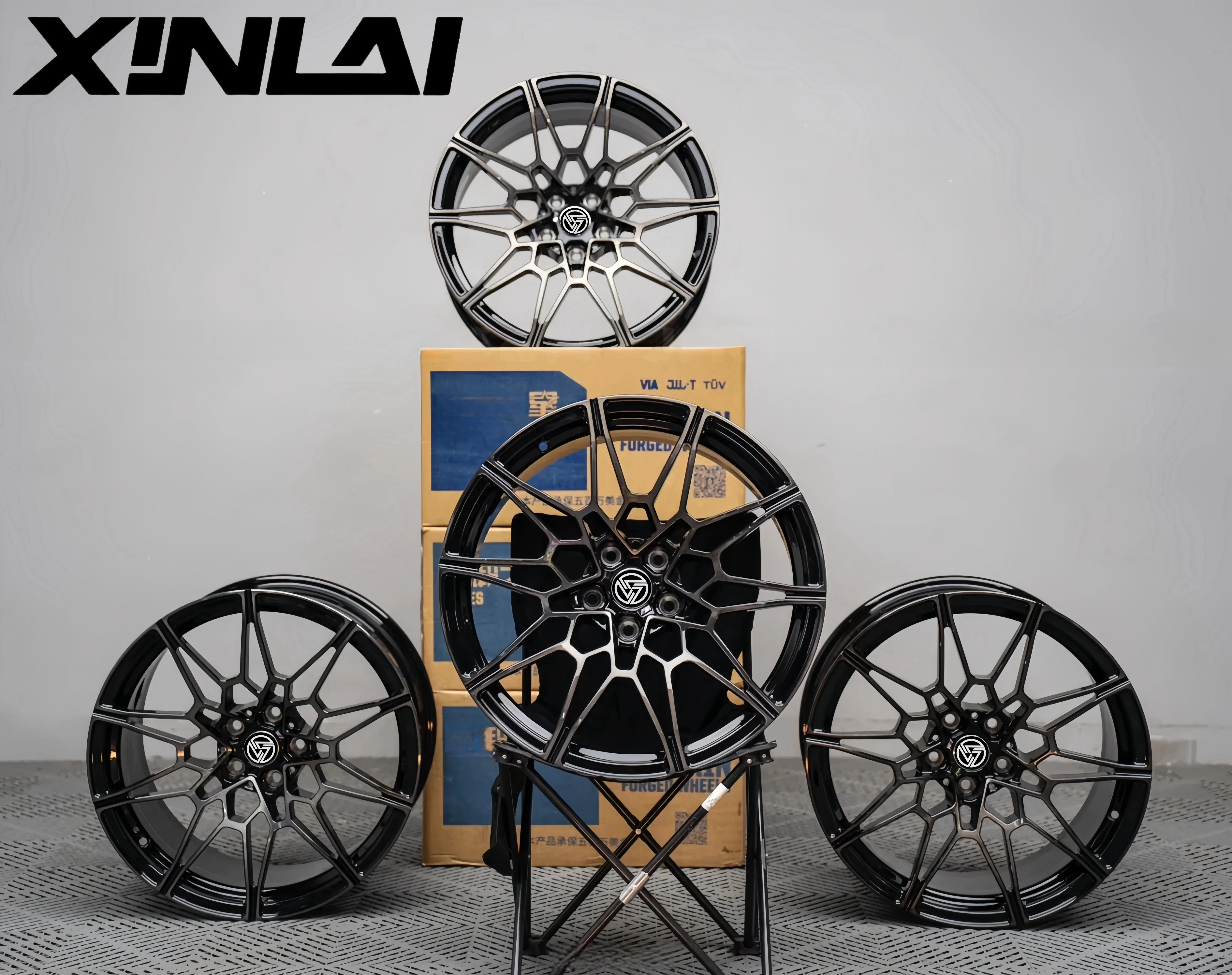 XINLAI Custom Deep Concave Rim Multi-Spoke 1 Piece Aluminum Alloy Forged Wheel Hub 5X120 5X112 5X114.3 18 - 22 Inch for M3 M4 - Image 5