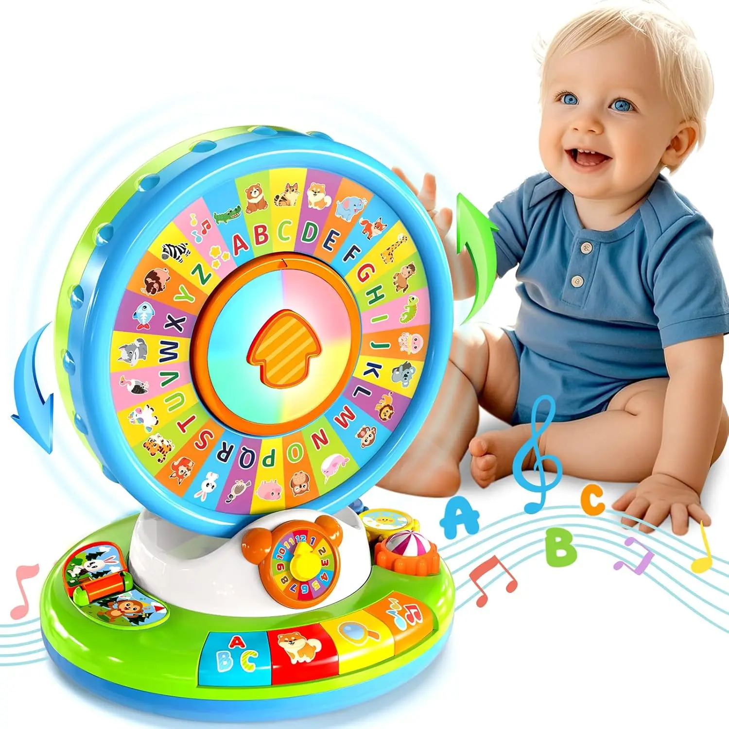 CPS Montessori Baby Ferris Wheel - Interactive Spin and Sing