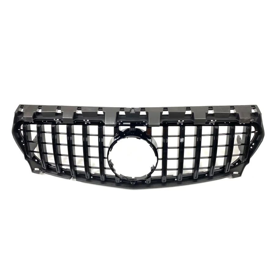 TIYPEOR Car GTR GLA-Class Front Grille, Featuring a Durable ABS Plastic Front Bumper.for Mercedes-Benz W117 GLA 2016
