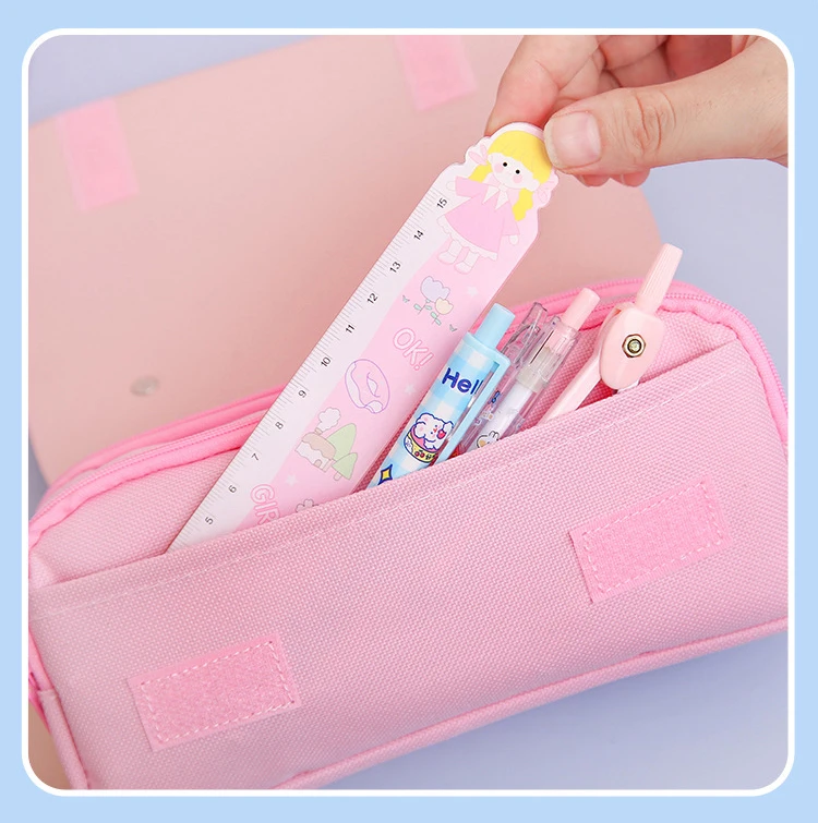 Pencil Box Notes Cute Cartoon Pencil Case - Perfect for School Supplies